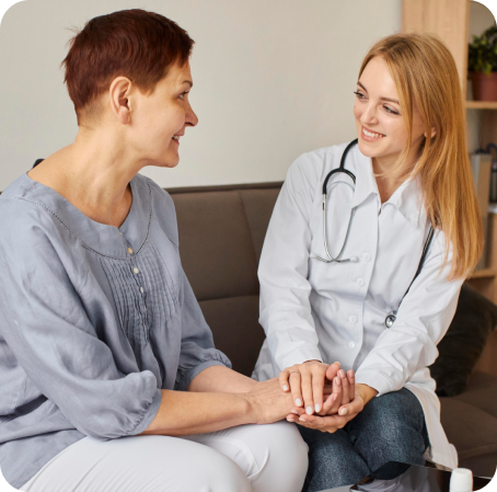 Compassionate primary care physician consulting with a patient at True Family Clinic Pearland, offering trusted family healthcare and routine check-ups